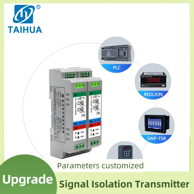 

Industrial Dc Voltage Current Transducer Signal Isolator Converter 4-20Ma in Out Analog Sensor Module for Automation