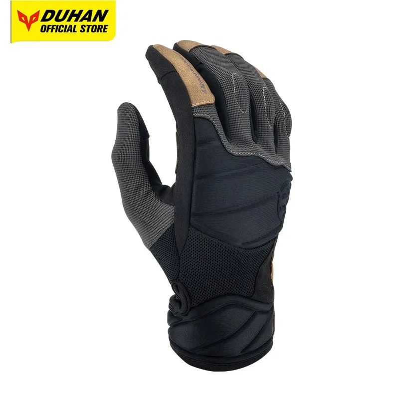 

Breathable Mesh Motorcycle Full Finger Gloves Safety Road Riding Gloves Touch Screen Non-slip Motorbike Luvas Summer Commuter