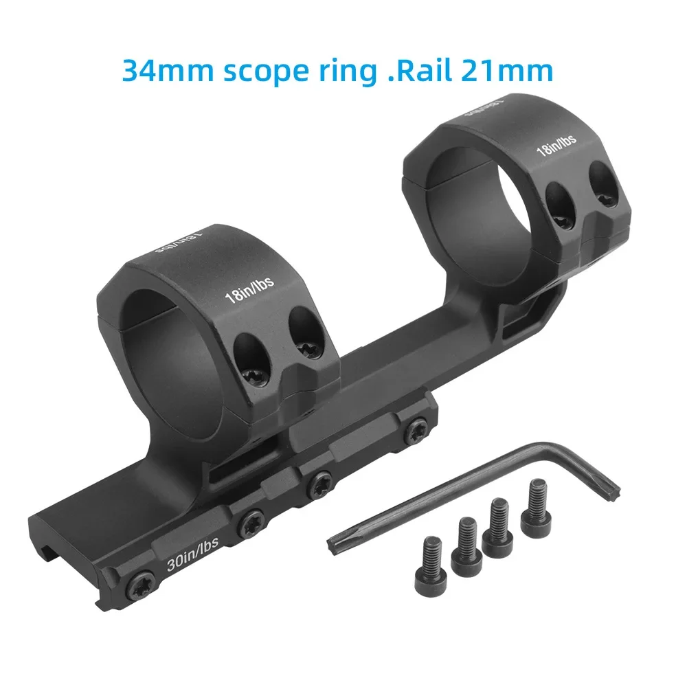 30/34Mm scope pipe clamp, delay integrated bracket, one-piece bracket, aiming pipe clamp, aluminum alloy aiming clamp