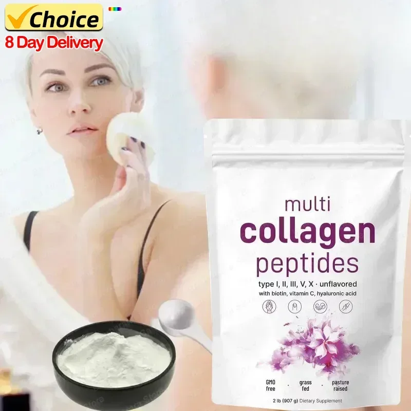 Multi Collagen Peptide Powder Tightens Skin Antiwrinkle Firmness Elasticity Moisturizes Skin Specially Provided By Beauty Salons