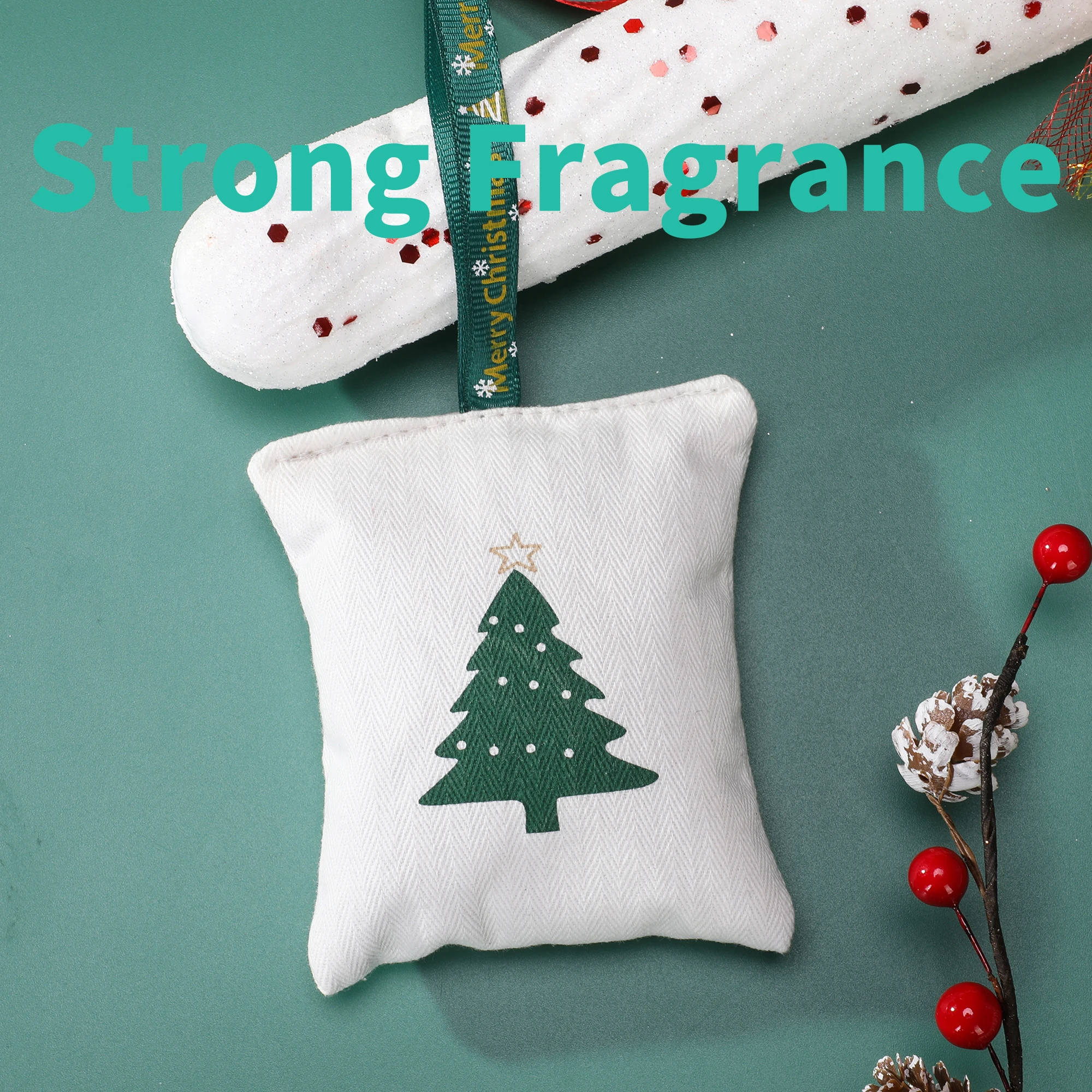 Christmas Tree Hanging Scented Sachet Tobacco Bergamot Wholesale for Gift Wardrobe Shoe Closet Home Fragrance  Home Storage