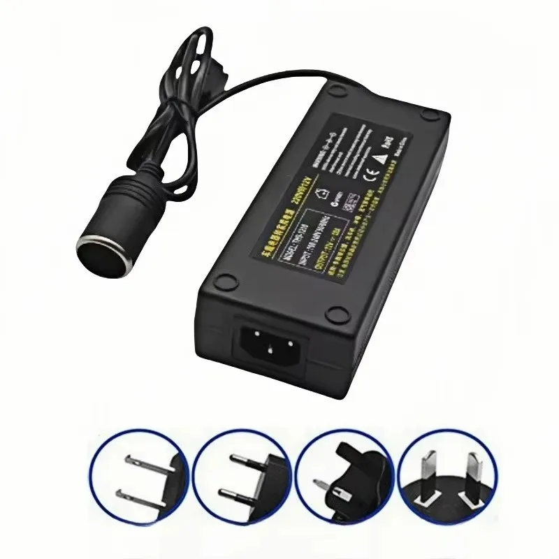 Car Power Adapter Cigarette Lighter Converter Power Convert AC Adapter DC 110V/ 220V to 12V 5A Power Adapter Supply Lighter