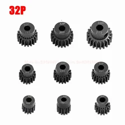 M.8 32DP 5mm Mod .8 13T 14T 15T/16T 17T 18T/19T 20T 21T Metal Pinion Motor Gear for 1/10 1/8 RC Buggy Car Monster Truck