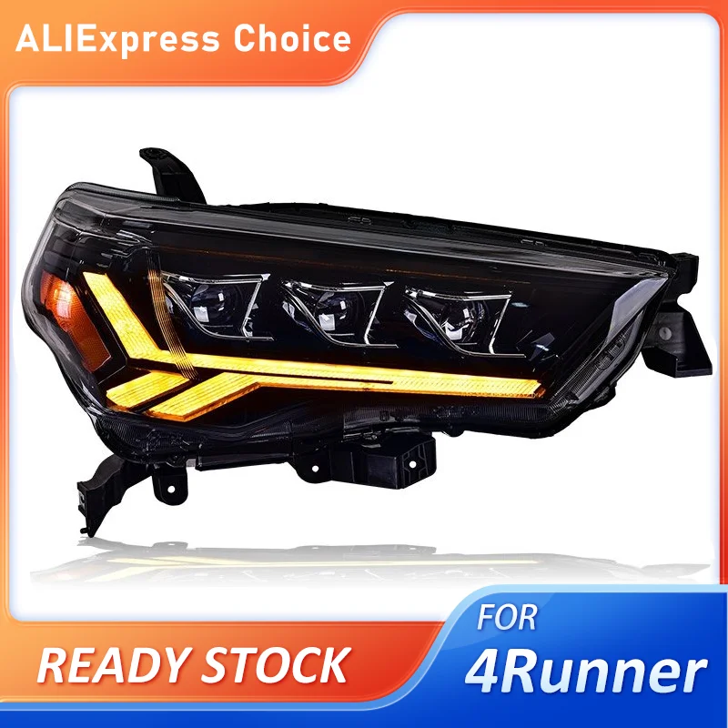 LED Headlights For Toyota 4Runner Head lights 2014 2015 2016 2017 2018 2019 2020 2021 Full LED Front Lights LED Lens Projector