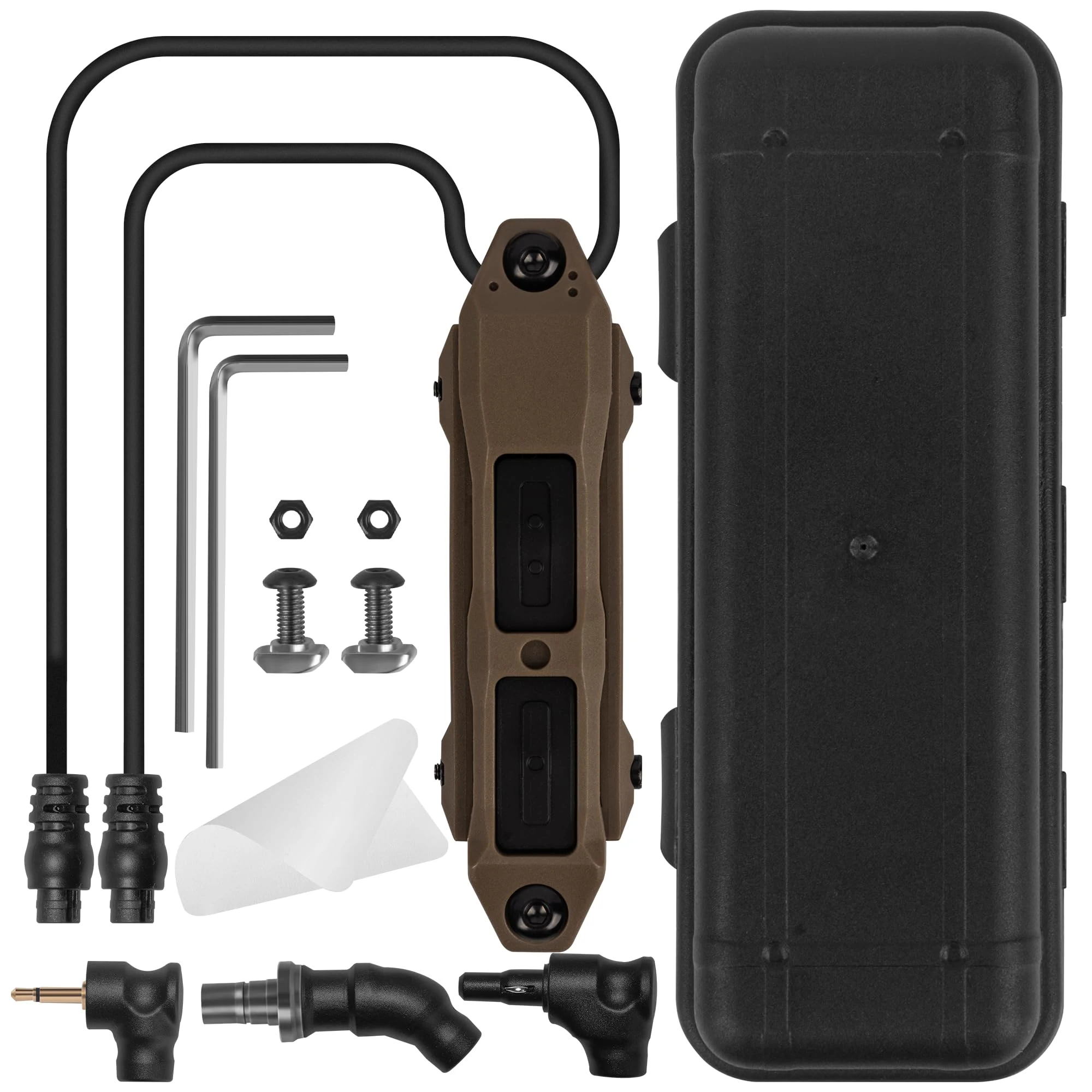 

Тактический переключатель давления Pro, стабильный тактический переключатель TAPS Pro с двойной кнопкой, подходит для 20-миллиметровой планки Пикатинни Mlock Rail и KeyMod Rail