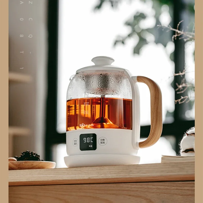 Tea Kettle Tea Cooker Tea Brewing Pot Household Steam Teapot Small Pu'er Teapot Glass Health Pot  Portable Kettle  Samovar