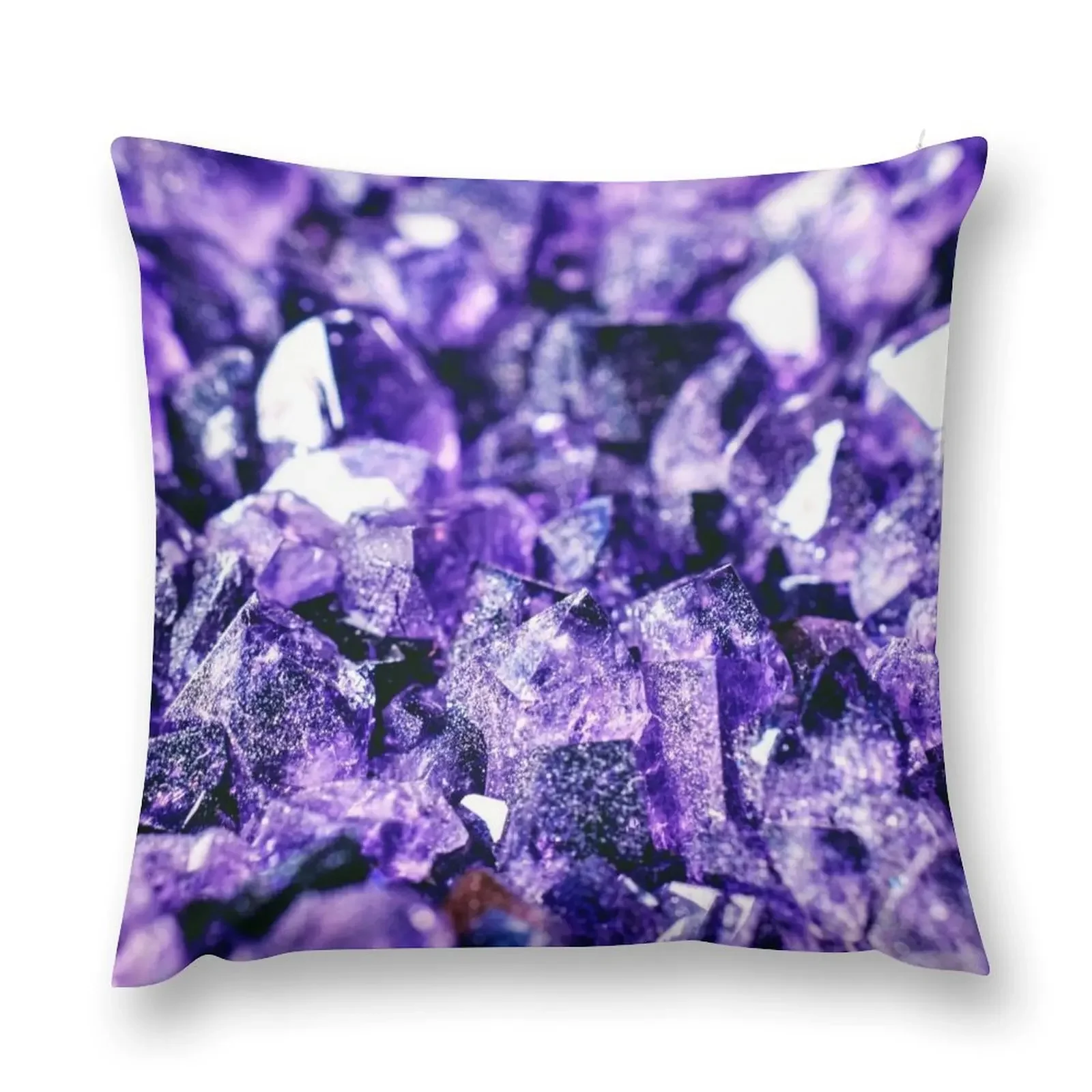 

Amethyst Throw Pillow Pillowcase Cushion Pillow Covers Decorative Sofas Covers pillow cover christmas