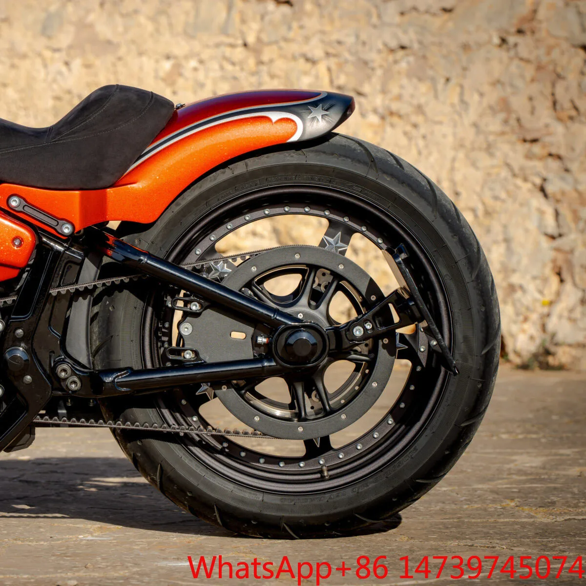 Black Aluminum Alloy Motorcycle Wheels For Front & Rear Rim Accessories For Harley 14-later Ultra Classic & Ultra Limited ModelZ
