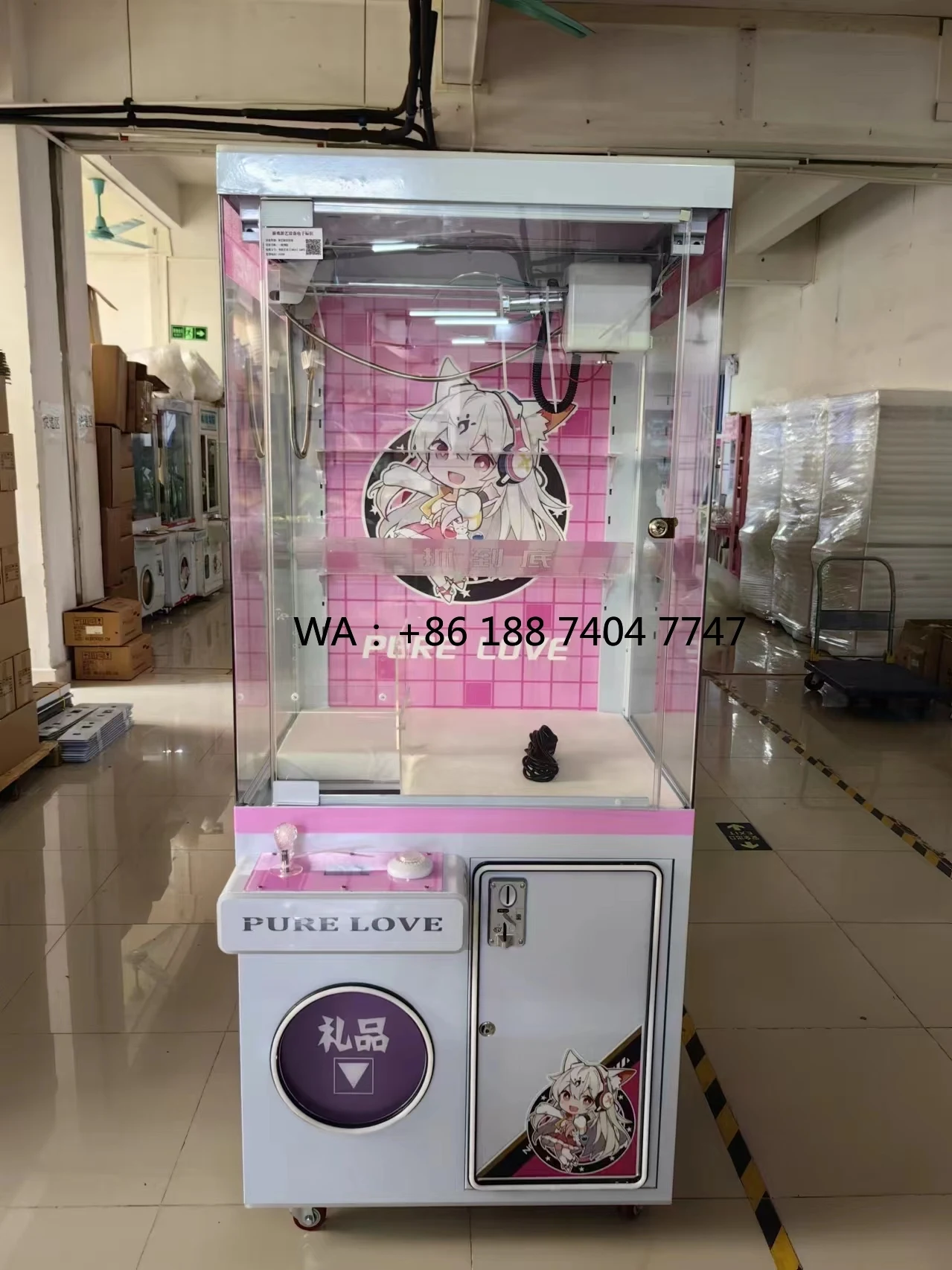 

ODM OEM Easy to Maintain Electronic Arcade High Cost-Effective Quality Clip Prize Gift Crane Claw Machine for Sale