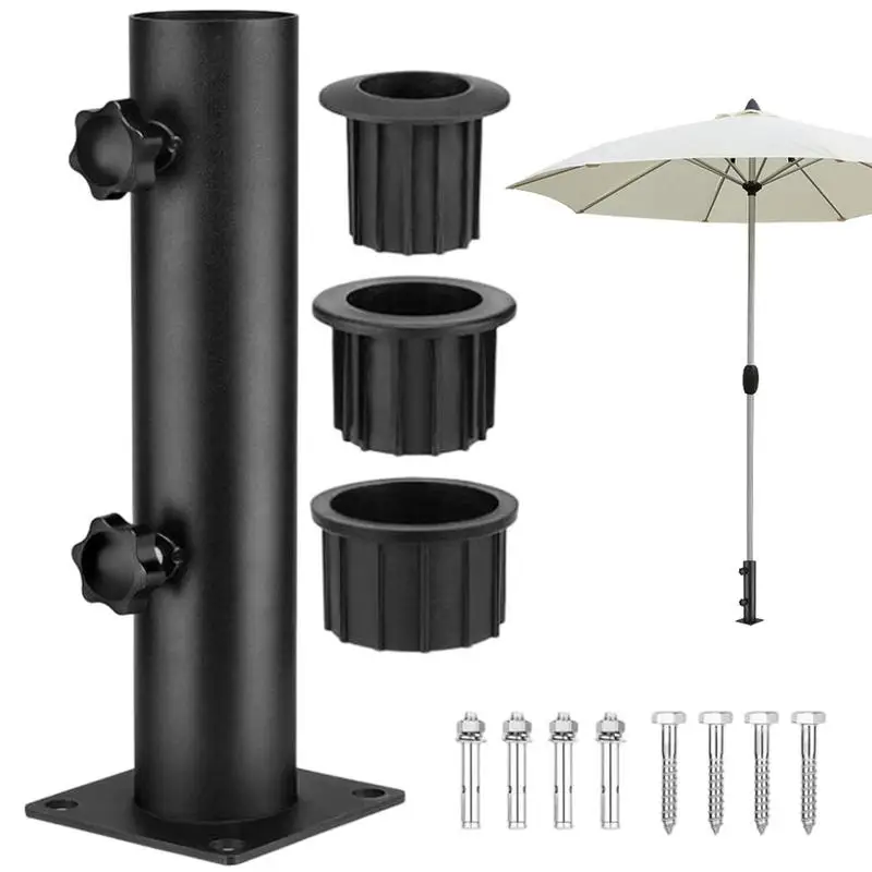 

Umbrella Stand Outdoor Base Heavy Duty Bolt Down Base Bracket Universal Replacement Bracket Flag Pole Bolt Down Base To Deck