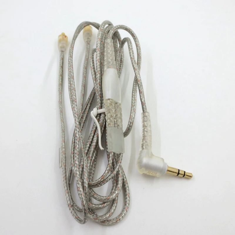 Replacement Earphone Audio Cable Headsets Cable for Shure EAC SE215 SE315 SE425 SE535 Headphones White