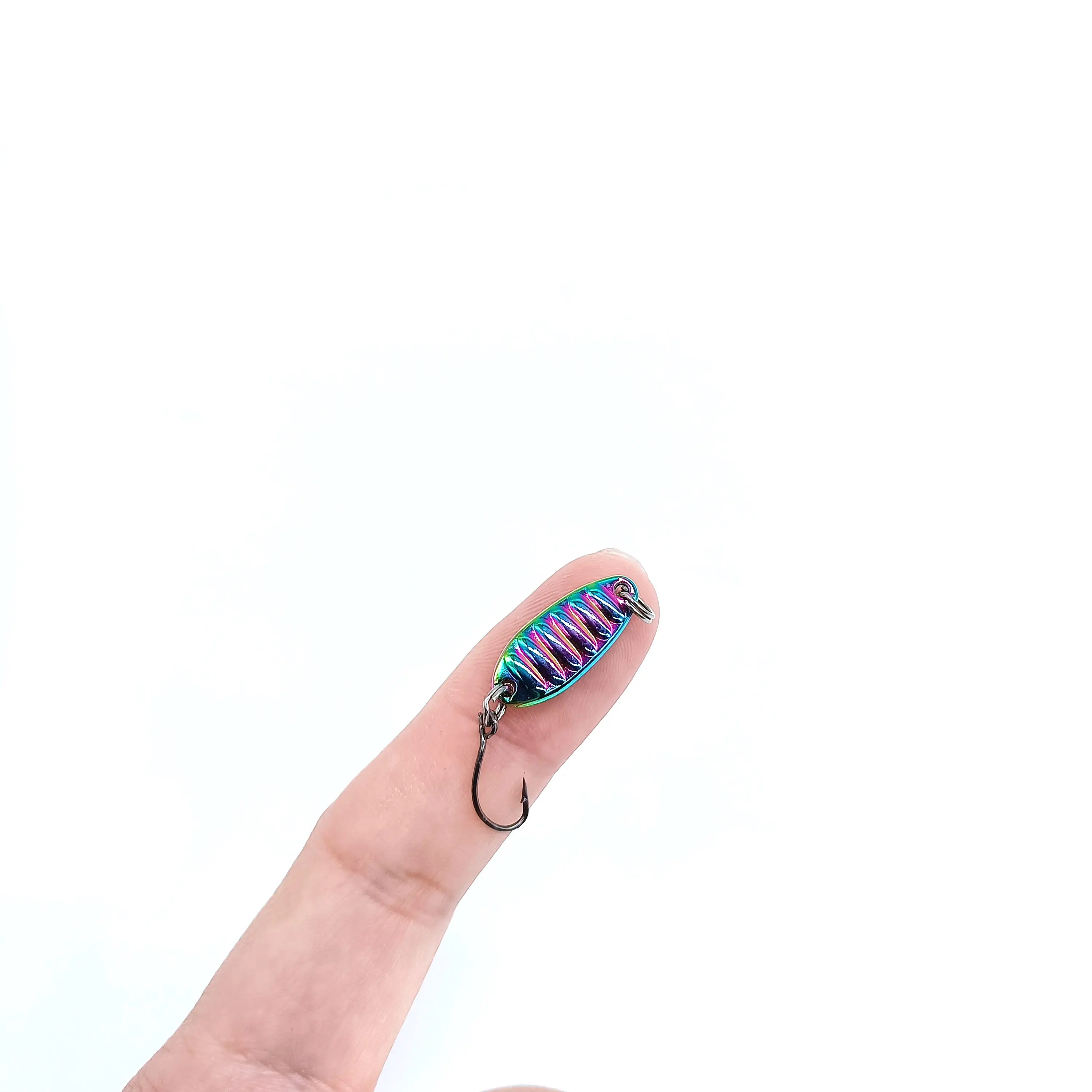 DUODUOYU 1PCS Mini Jigging Fishing Lures 1.5g/3g Micro Metal Jig Spoon Bait with Single Hook Artificial Bait Fishing Accessories