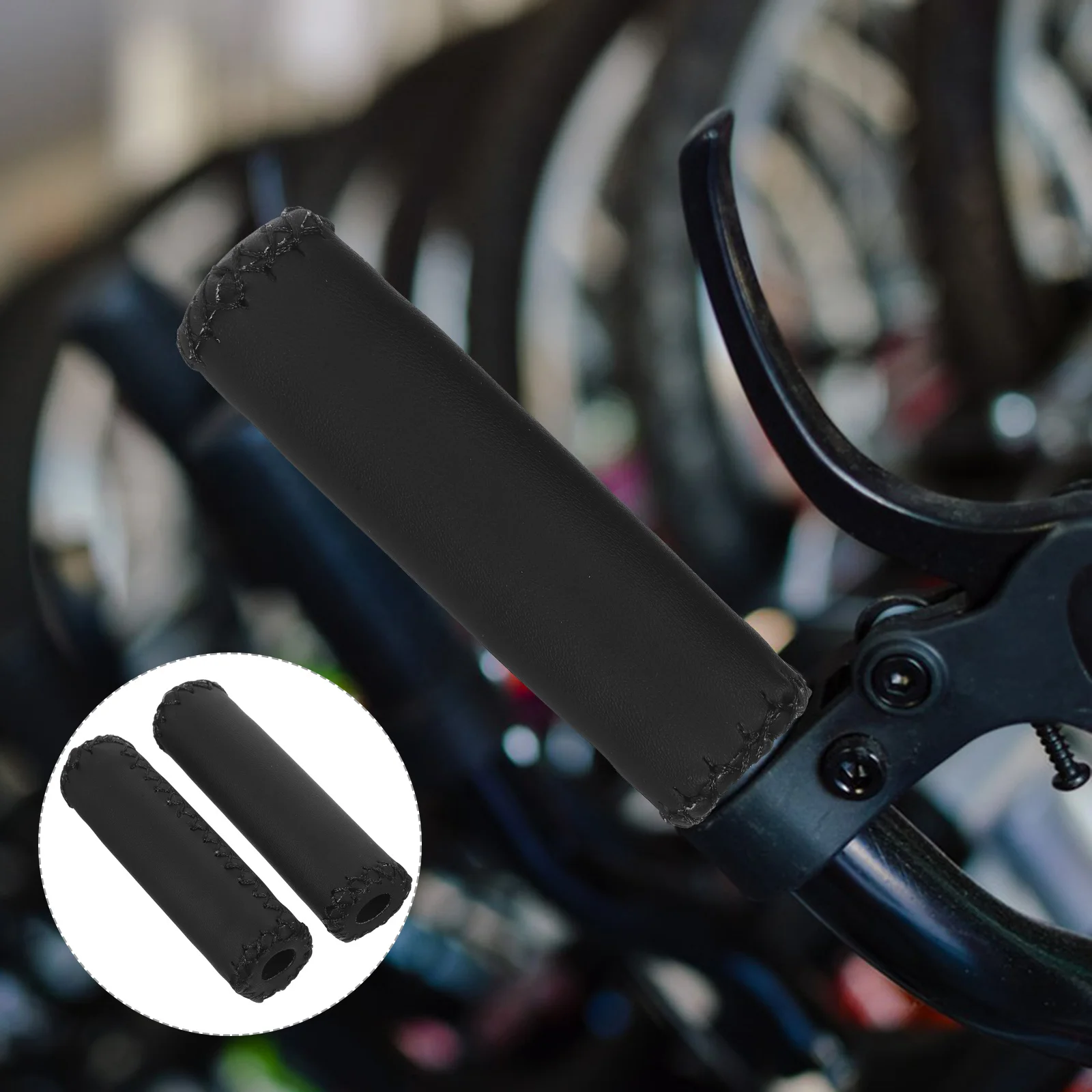 

Bike Handlebar Grips Protector Non-slip Microfiber Sewing Cover