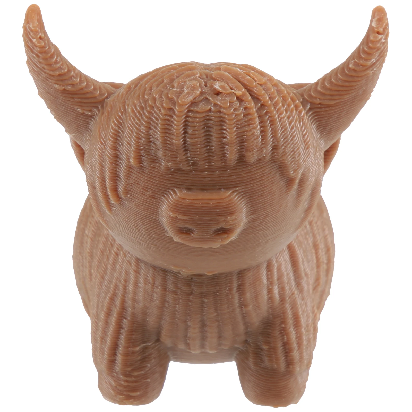 

Adorable Desktop Highland Statue Resin Small Ornament Fine Craftsmanship Smooth Surface Chic Farm Animal Decor For Home Office