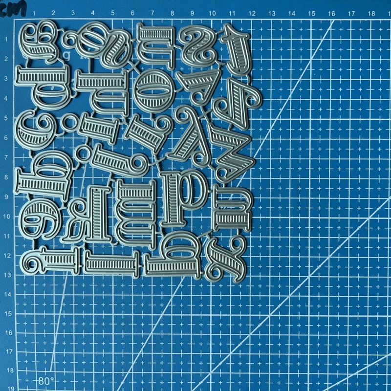 Lucky Goddess Metal Cutting Dies Bold Alphabet Diy Scrapbooking Photo Album Decorative Embossing Paper Card Crafts