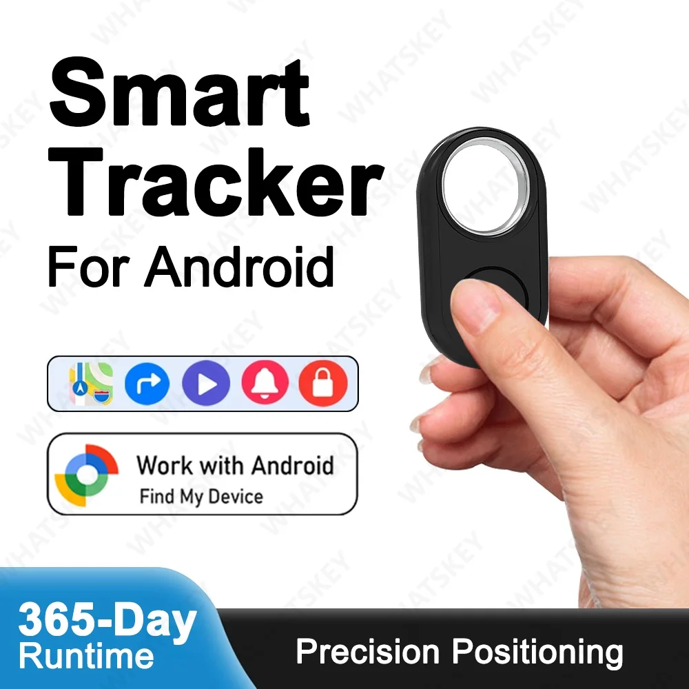 جهاز تعقب GPS بلوتوث لأجهزة Android يعمل مع Google Find My App Key Finder Pet Smart Tag لـ Xiaomi Samsung Motorola