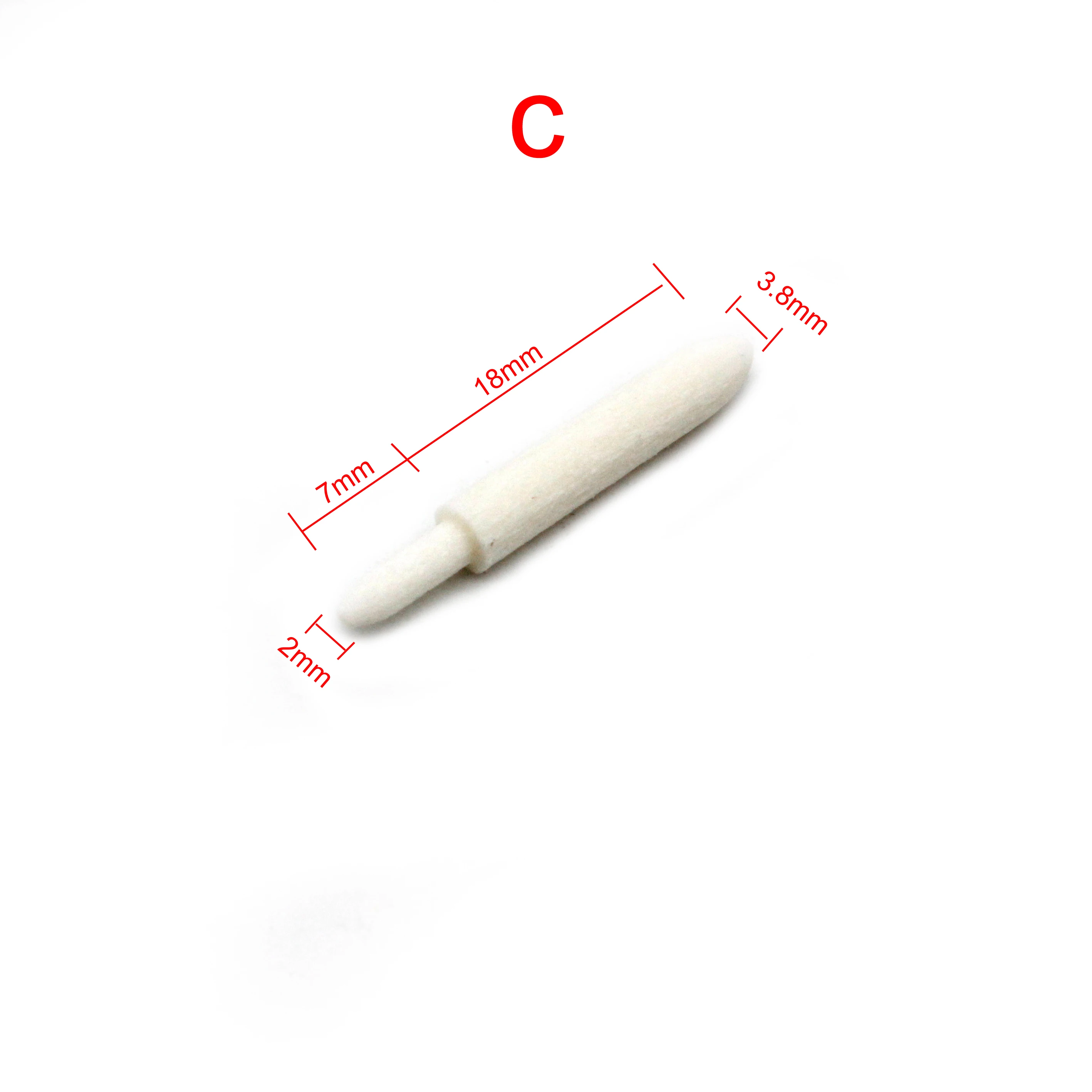 100pcs Double End Rhodium Pen Tips For Gold Jewelry Pen Plating Tip