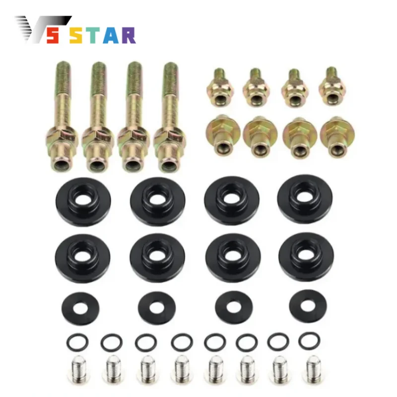 

Valve Cover Washer Nut Bolt Kit For Honda B-Series B16A2 B16A3 B17A1 B18C1 B18C5 1997-2001 Acara Intergra Type R Black