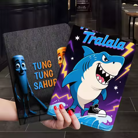 Tung Tung Tung Sahur Gift For Xiaoxin Lenovo Tab P12 Extreme Legion Y900 Idea Pro GT 12.1 2025 Foldable Tablet Case