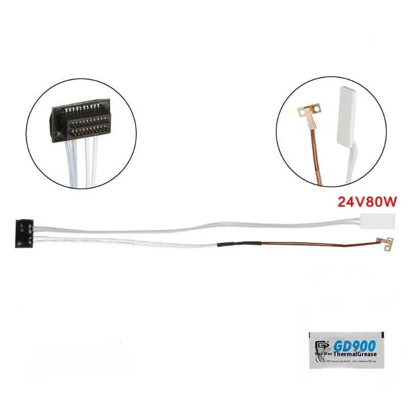 Voor Bambu Lab A1/A1 Mini 3D-printer Hotend Verwarmingscomponent Hoted Verwarming Montageset Accessoires