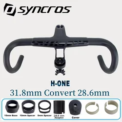 SYNCROS AERO RR1.0 Carbon Integrated Road Bike Handlebar Diameter 31.8mm Convert 28.6mm  Bike Accessories Ｗith Computer Stand