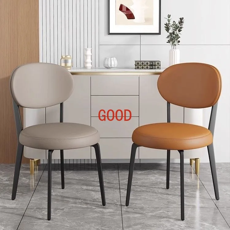 French style dining chair with cream is simple and luxurious. online celebrity designer dining table and chair uses online celeb image 2