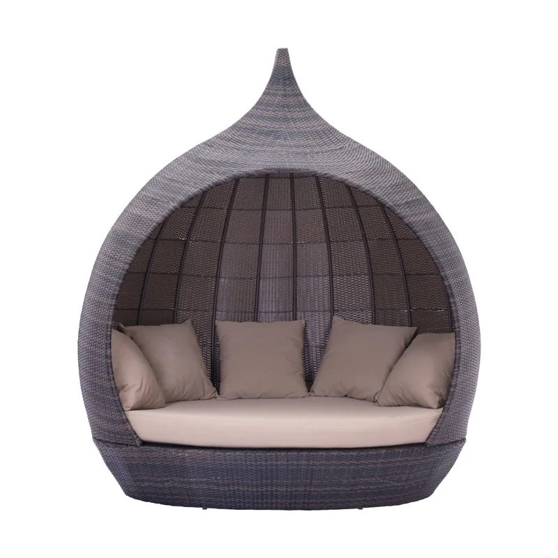 

Outdoor semi-circular double sofa bed beach leisure indoor furniture