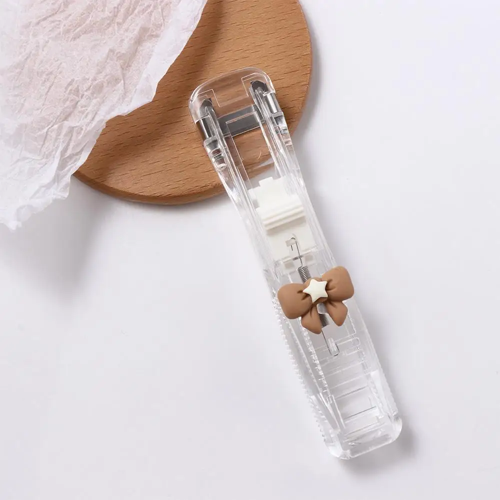 Dispensador de cinta de plástico, suministros de oficina, Clips de papel, carpeta, abrazadera de empuje, Clip de empuje, Clips de sellado de aperitivos, grapadora, removedor de grapas