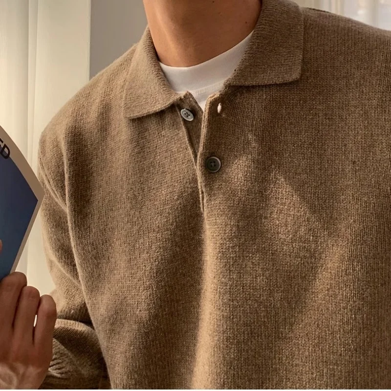 

Мужской однотонный трикотаж Ne Long Sve, теплый зимний свитер, модная повседневная верхняя одежда для пар, молодежная одежда