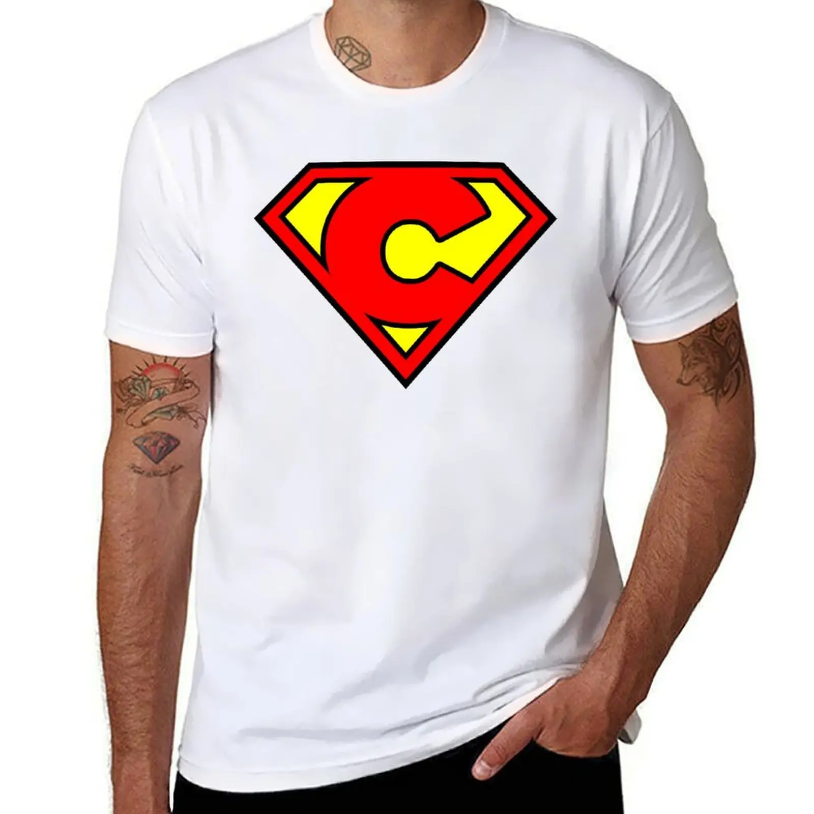 

Super C T-Shirt funny t shirts cotton cotton t shirt man T-Shirt