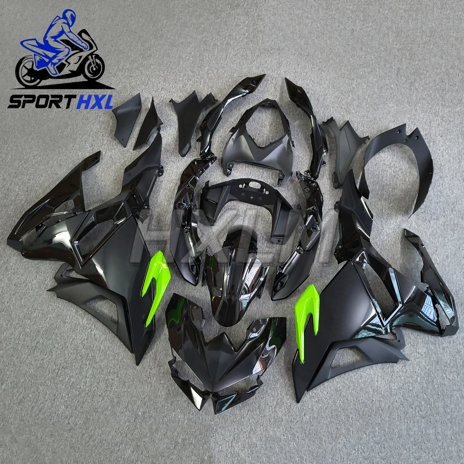 Multiple Choice Motorcycle Fairing Kit Aftermarket For Kawasaki NINJA 500 EX500 2024 2025 2026 Replacement Fairings Silver Grey