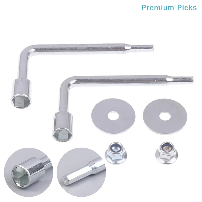 portable2pcs 8mm Socket Wrench With 4mm Hex Key For Novelty Hand Tools Electric Grass Trimmer Accessories