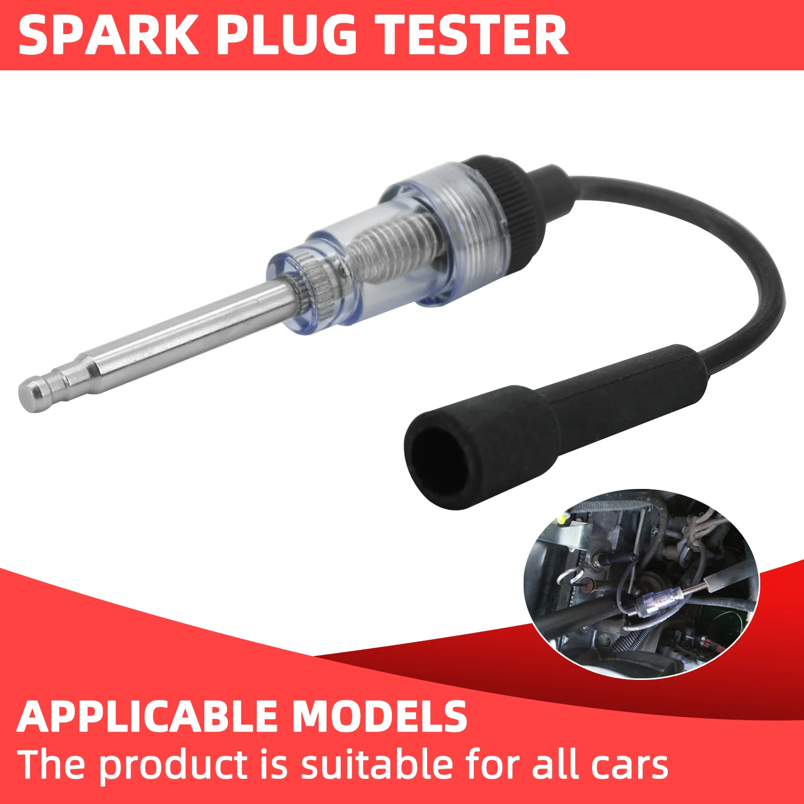 

Новейший автомобильный тестер зажигания, свеча зажигания, катушка двигателя, автоматический диагностический тестер, инструмент