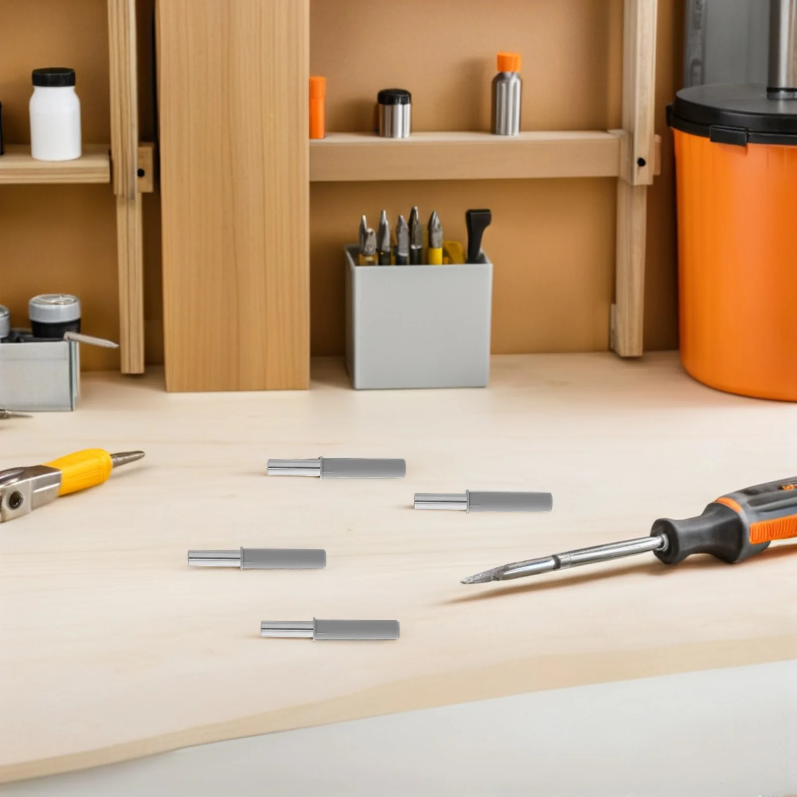 

6 pcs Trash Can Damper Soft Close Cabinet Door Mechanism Smooth Slow Closing Replacement Hardware Kitchen Bathroom Drawer