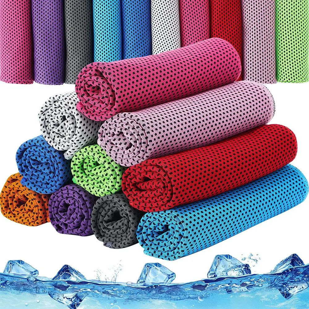 Camping Gym Yoga Workout Outdoor Sports Cooling Towel Instant Cooling Cold Feeling Towel Quick-Dry Beach Towel