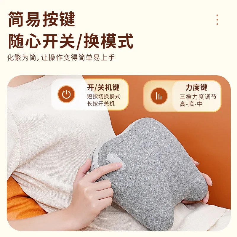 Suitable for Cervical Massager Back Waist Shoulder Neck Protector Kneading Heating Whole Body Multifunctional Car Massage Pillow