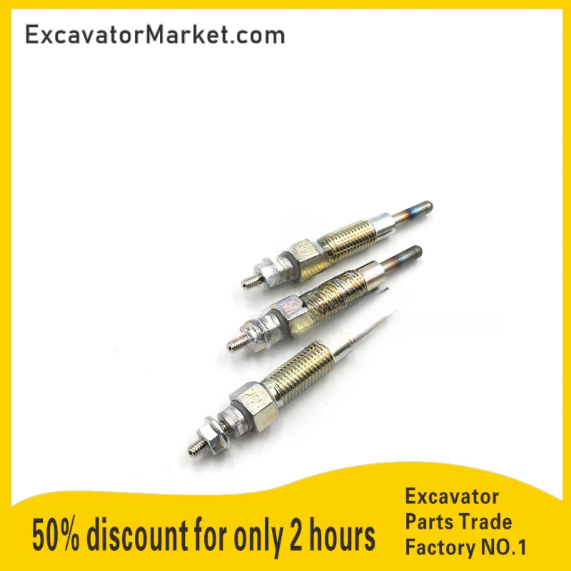 excavator accessories 8-97106549-4 Isuzu 3ld1 4le1 engine preheating plug, electric glow plug, 10v