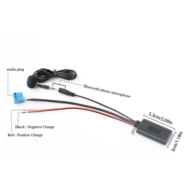 For VW MCD RNS 510 RCD 200 210 300 310 12Pin Car Auto Aux Adapter Cable AUX Auxiliary Audio Input Kit Adapter Cable Car-Styling