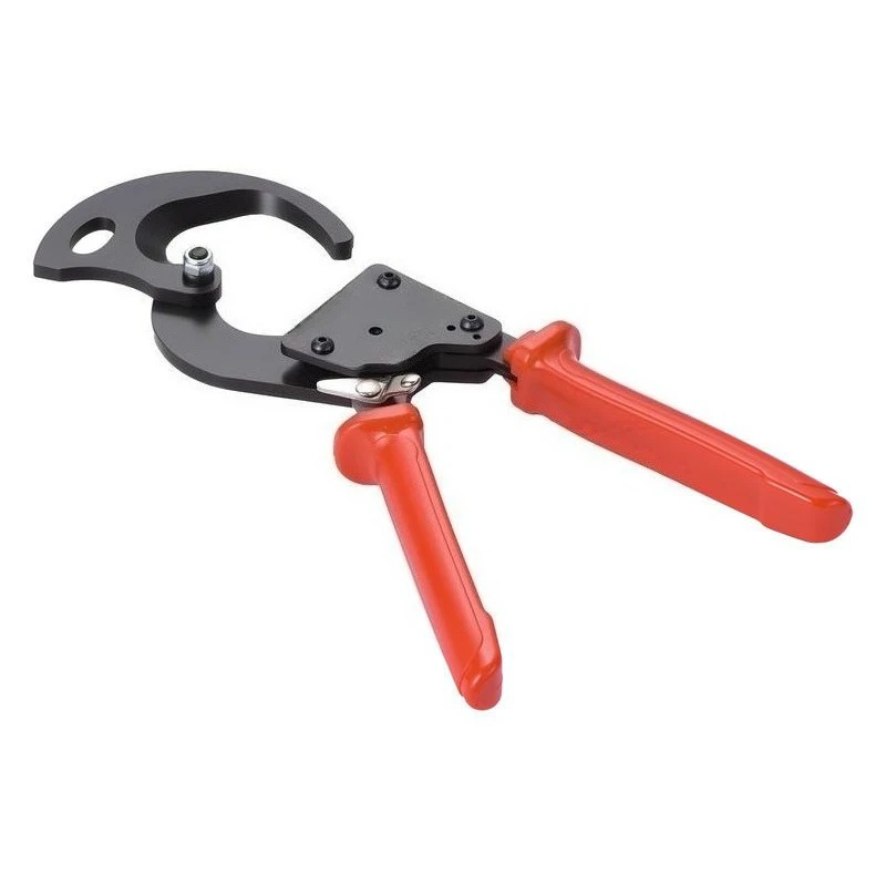 

Ratcheting Cable Cutter, Spring Steel Blades with PVC-Coated Handles, Quick-Release Button, Heavy Duty Ratchet Cable Wire Cut
