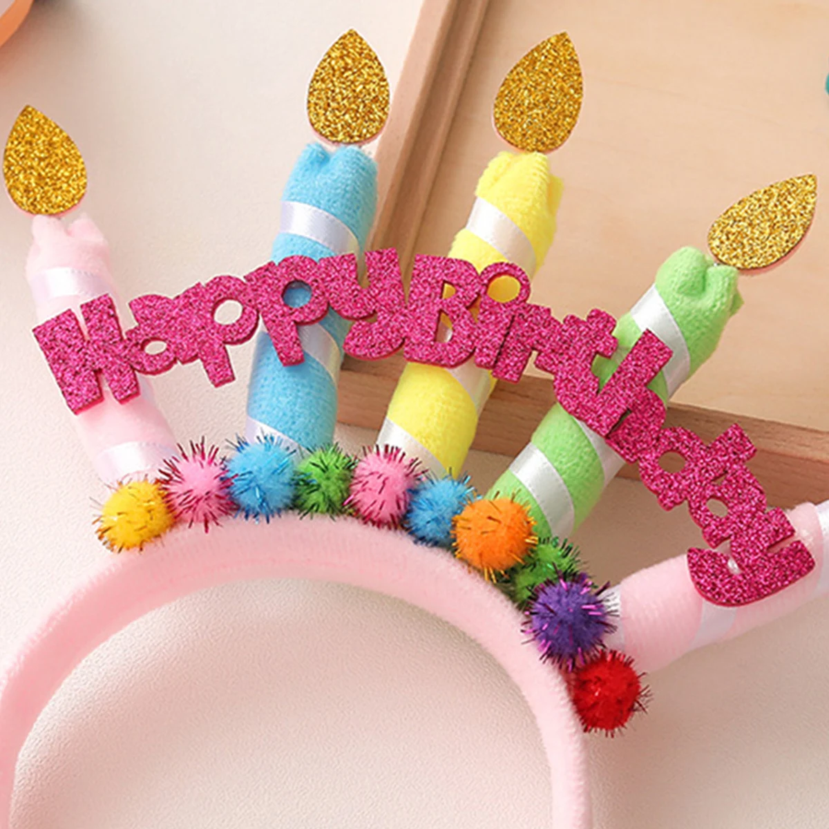 1PC Birthday candles hairband party decorations hair accessories headdress