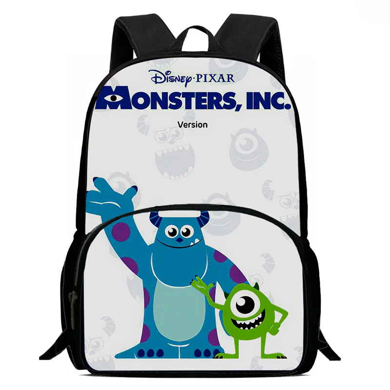 

Child School Backpack with Front Pocket,Cartoon Monsters, Inc. School Bags for Boys Girls,Durable Kids Bags for Pupil Students