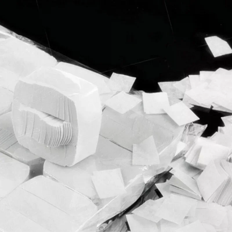 12 ชิ้น/ชุด กระดาษหิมะสีขาว หิมะตกหนัก ของเล่นมายากลสำหรับนักมายากล