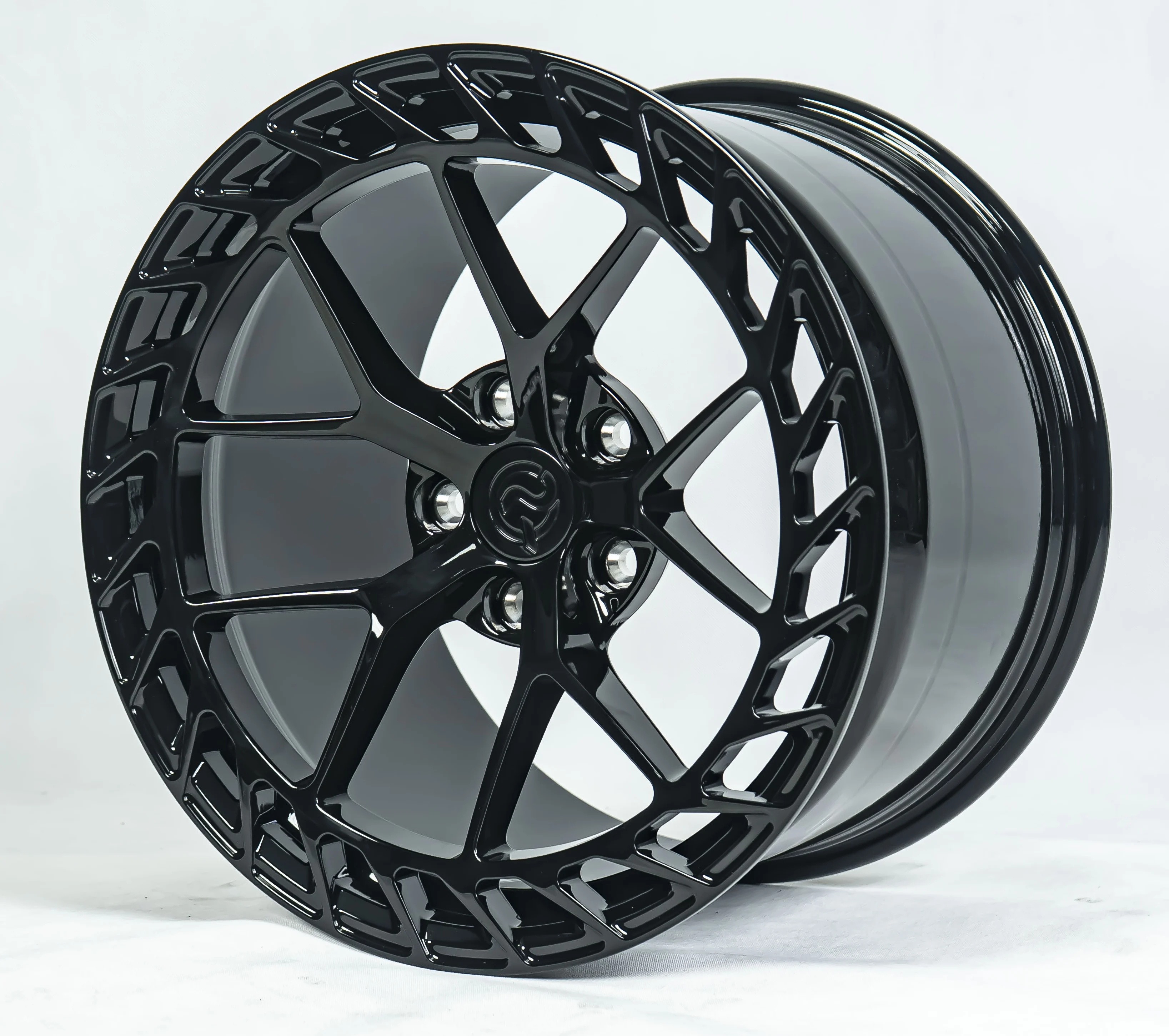

High Performance Rims Custom 18Inch 19Inch 5*120 Gloss Black Passenger Car Forged Wheels For C8 Chevrolet