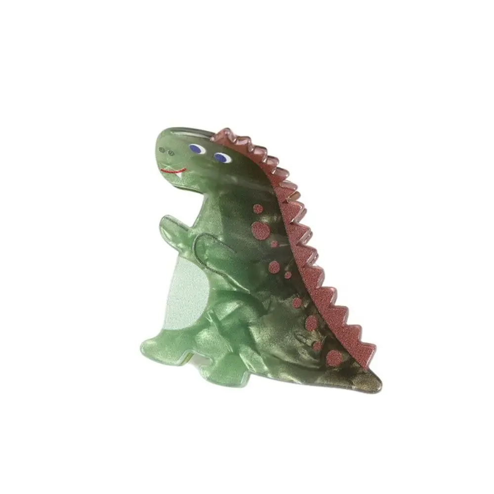 الديناصور ريكس ديناصور مشبك شعر ستيجوسور Diplodocus الاكريليك الحيوان القرش كليب الزاحف ذيل حصان حامل مشبك شعر الكرتون