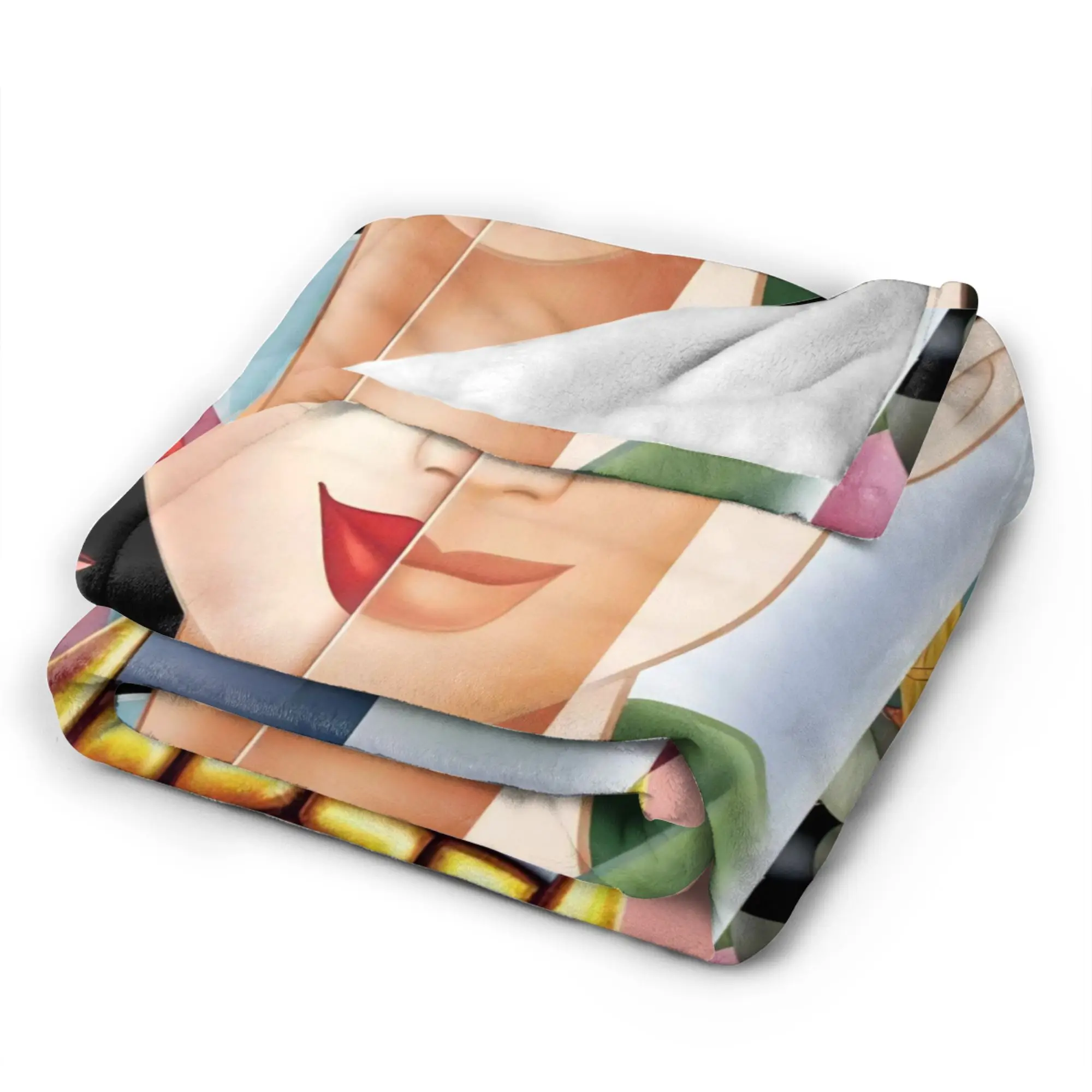 مولان الأميرة الصوف رمي بطانية مو لان الكرتون بطانية للأريكة الأريكة سوبر سرير دافئ البساط