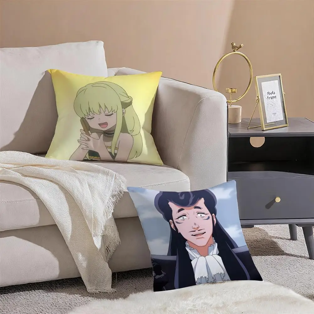 Anime T-To Your Eternity Cushion Cover Breathable Linen Pillowcase Summer Odorless Eco-Friendly Invisible Zipper Washable 3