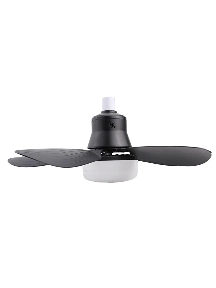 1set Ceiling Fan With Socket Fan Light Socket Ceiling Fan 40W 85-265V Remote Control Home Improvement Replacement Parts