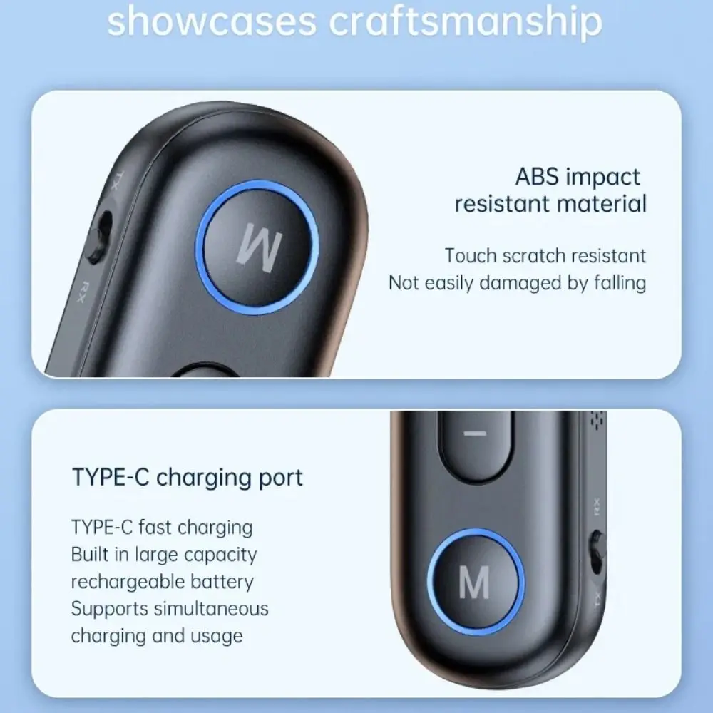 

2 in 1 Bluetooth 5.4 Receiver Transmitter 3.5mm AUX Wireless Bluetooth Wireless Adapter I-WAVE Jack Audio Transmitter Receiver