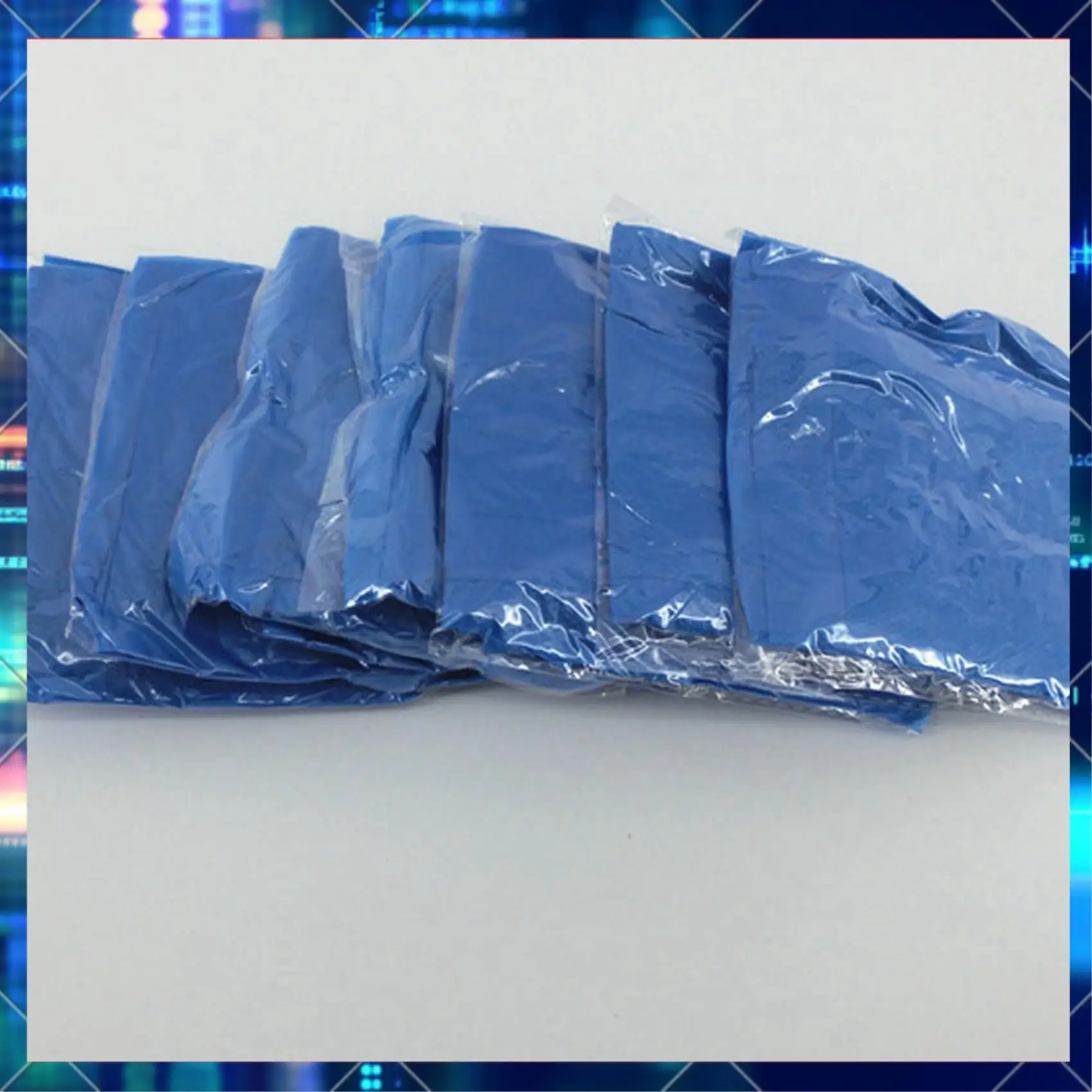 

20 Pairs Waterproof Thick Plastic Disposable Rain Shoe Covers High-Top Anti-Slip For Women Men-AA02
