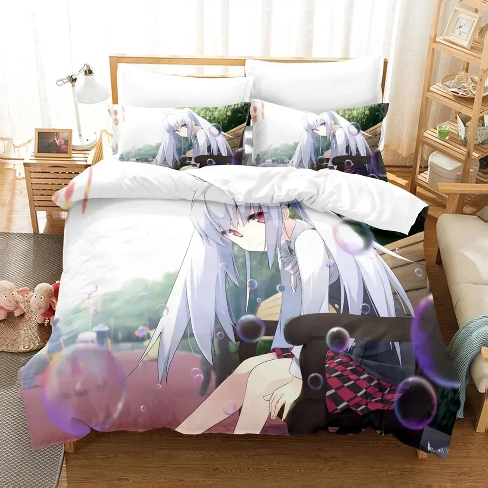 

Anime Plastic Memories Isla Comfortable Duvet Quilt Cover Pillowcase Bedding Set Children Bedroom Decoration Home Textile